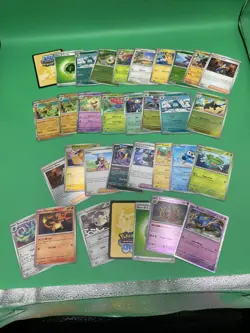 Pokemon Bulk Lot Phantasmal Flames/Mega Evolutions/Twilight Masquerade 105 Cards - Image 3