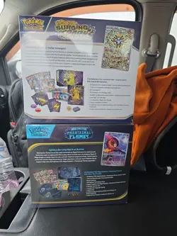 Pokemon Lot Of 2: Surging Sparks ETB and Mega Evolution Phantasmal Flames ETB - Image 3