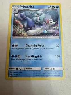 Primarina - 41/149 - Reverse Holo - League Promo NM, English Pokemon Pokemon Pro - Image 1