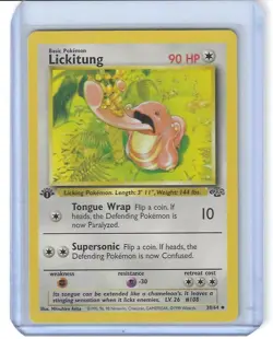 POKEMON JUNGLE 1ST EDITION LICKITUNG UNCOMMON # 38/64 UNPLAYED - Image 1