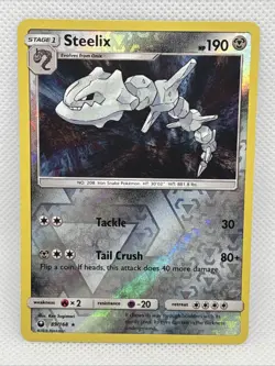 Steelix 89/168 Rev Reverse Holo SM Celestial Storm Pokemon NM - Image 1