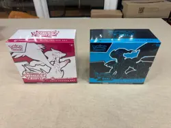 New Sealed Pokemon Center Exclusive ETB Black Bolt & White Flare 2 x ETB - Image 1