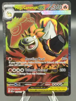 Mega Camerupt ex Ultra Rare - 156/132 - ME01: Mega Evolution (MEG) Pokemon TCG N - Image 1