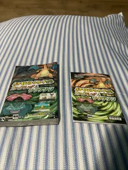 Pokemon Fire Red Leaf Green Japanese Battle-E EMPTY Pack and Instruction Manual - Image 2