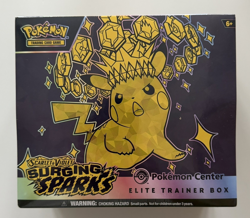Pokemon TCG Surging Sparks Pokemon Center Elite Trainer Box ETB - New & Sealed! - Image 1