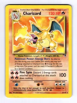 Charizard Legendary Collection Deck Exclusive #003 (2002) Non- Holo LP Pokemon - Image 1