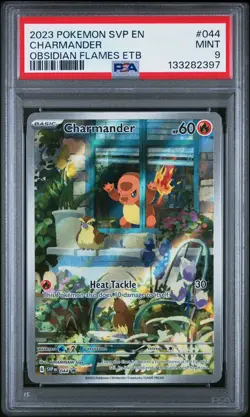 2023 POKEMON SVP EN-SV BLACK STAR PROMO #044 CHARMANDER PSA 9 - Image 1