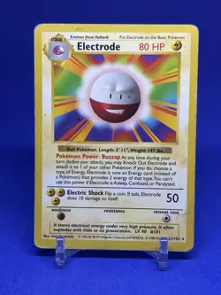 Electrode - 21/102 Base Set - Pokemon TCG - WOTC Unlimited - 1999 - Image 1
