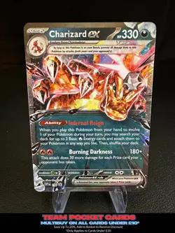 Charizard Ex SVP196, Black Star Promo, Pokemon, NM - Image 1