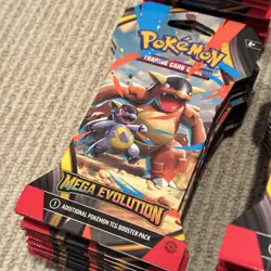 Pokemon Mega Evolution Phantasmal Flames Lot Of 63 Sleeved Booster Pack - Image 4