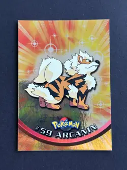 Pokemon - TV Animation - TOPPS - #59 Arcanin HOLO - Blue Logo - NEUF - Image 1