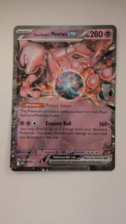 SVP205 Team Rockets Mewtwo EX Promo Jumbo Pokemon - Image 1