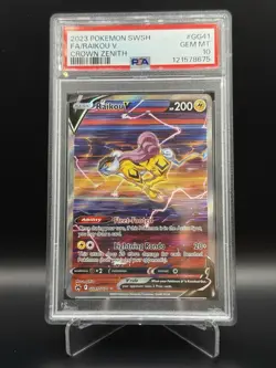 PSA 10 Raikou V GG41/GG70 Crown Zenith: Galarian Gallery Pokemon TCG GEM MINT - Image 1
