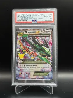 PSA 10 M Rayquaza Ex 76/108 Celebrations Classic Collection Holo Pokemon TCG - Image 1