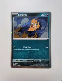 Scraggy 186 - Pokemon Scarlet & Violet Black Star Promo - Journey Together - Image 1