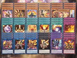 Yu-Gi-Oh! Competitive Salamangreat Deck 55 Cards Gazelle Sunlight Wolf + Bonus! - Image 1