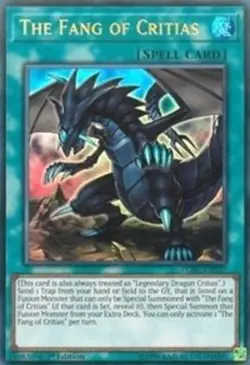 Yugioh! The Fang of Critias - LCKC-EN037 - Ultra Rare - 1st Edition Near Mint, E - Image 1
