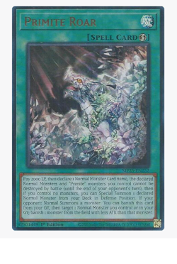 x3 Primite Roar - MP25-EN252 - Ultra Rare YuGiOh - Image 1