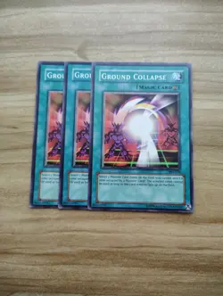 Yu-Gi-Oh! - Ground Collapse 3X - Full Playset - Image 1