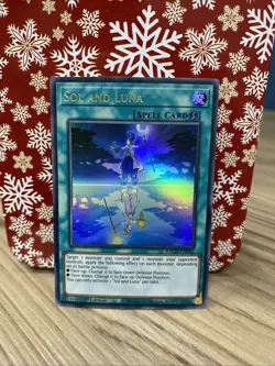 BACH-EN085 Sol and Luna Ultra Rare 1st Edition Mint YuGiOh Card Pack Fresh Mint - Image 1
