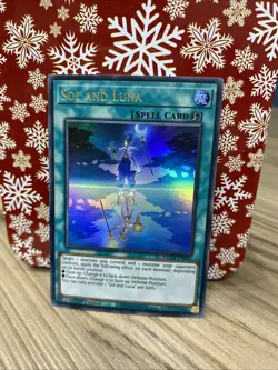 BACH-EN085 Sol and Luna Ultra Rare 1st Edition Mint YuGiOh Card Pack Fresh Mint - Image 2