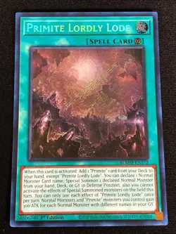 Yugioh Primite Lordy Lode BLMM-EN172 1st Secret (NM) - Image 1