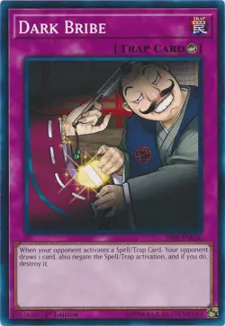 Yugioh! MP Dark Bribe - SR05-EN036 - Common - 1st Edition Moderately Played, Eng - Image 1