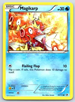 Magikarp - BW Legendary Treasures 30/113 Midori Harada Pokemon 151 Card NM - Image 1