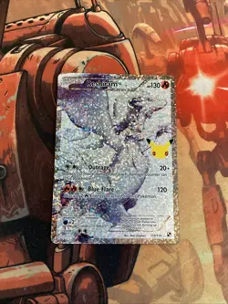 Pokemon Reshiram Full Art Holo Card 113/114 Celebrations Classic Collection - Image 1