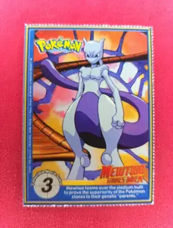 Vintage Rare 90s Gloom Poketrivia 1998 Burger King Kids Meal Movie Pokemon Card - Image 2