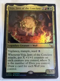 Voja, Jaws of the Conclave Prerelease Cards Foil - Image 1