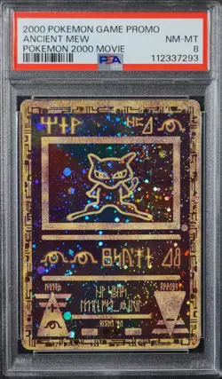 2000 Pokemon Ancient Mew PSA 8 NM-MT Pokemon Movie Game Promo Double Holo Card - Image 3