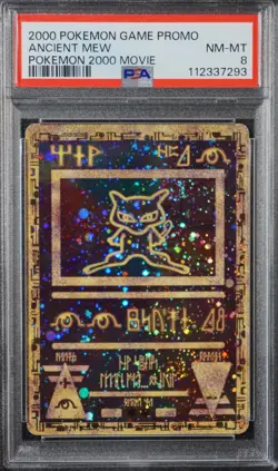 2000 Pokemon Ancient Mew PSA 8 NM-MT Pokemon Movie Game Promo Double Holo Card - Image 5