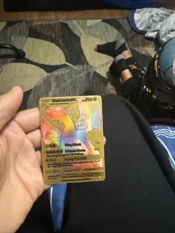 Pokemon TCG Charizard GX Holo Ultra Rare Stage 2 Gold Card - Image 1