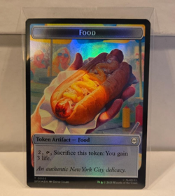 MTG FOIL {Food Token} {Robot Token} Marvel's Spider-Man #005 Holo Card - Image 2