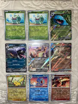 Pokemon 151 Scarlet & Violet 90 Card lot (EX, Holo, Reverse Only) - Image 1