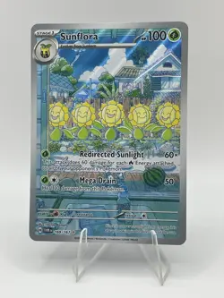 Pokemon TCG Sunflora Illustration Rare Card 169/167 Twilight Masquerade Sv06 - Image 1
