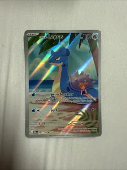 Mistys Lapras 194/182 Illustration Rare Pokemon Card 2025 Destined Rivals - Image 1