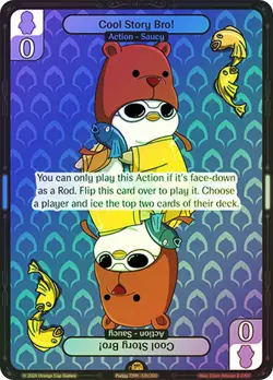 Vibes TCG FOIL Cool Story Bro! - Enter the Huddle Card # 128 - Image 1