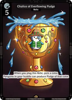 Vibes TCG Chalice of Everflowing Pudge - Enter the Huddle Card # 181 - Image 1