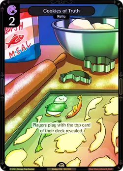 Vibes TCG FOIL Cookies of Truth - Enter the Huddle Card # 182 - Image 1