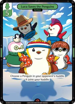 Vibes TCG Luca Saves the Penguins - Enter the Huddle Card # 098 - Image 1