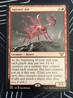 1x ?Agitator Ant (102) Kamigawa: Neon Dynasty Commander ?????LP MTG Magic x1 - Image 1