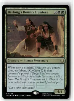 Beifongs Bounty Hunters Avatar The Last Airbender MTG Magic NM Foil - Image 1