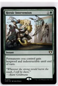 Heroic Intervention Commander Masters 295 LP x1 MTG Magic: the Gathering - Image 1