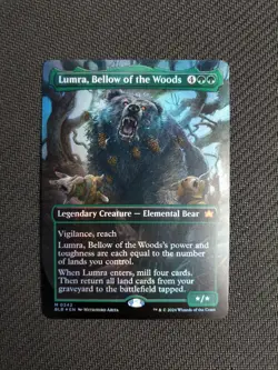 Lumra, Bellow of the Woods MTG | Bloomburrow | Borderless | Foil | NM | 0342 - Image 1
