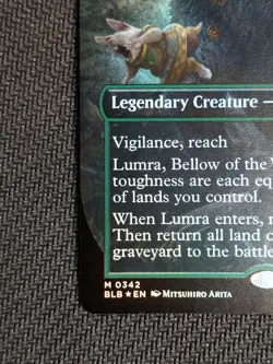 Lumra, Bellow of the Woods MTG | Bloomburrow | Borderless | Foil | NM | 0342 - Image 4