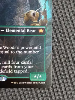 Lumra, Bellow of the Woods MTG | Bloomburrow | Borderless | Foil | NM | 0342 - Image 5
