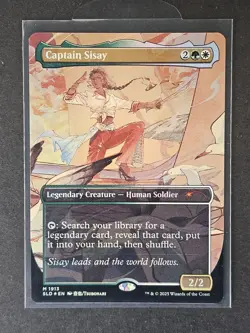 MTG Captain Sisay M (1913) (Borderless Foil) Secret Lair Drop Series - Image 1