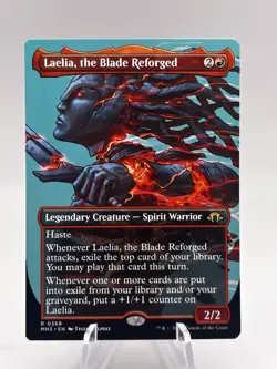Laelia, the Blade Reforged 0367 Borderless Modern Horizons 3 MH3 MTG NM - Image 1